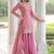 Pink readymade top-sharara-dupatta
