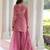 Pink readymade top-sharara-dupatta