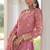 Pink readymade top-sharara-dupatta