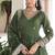 Green readymade gown-dupatta set