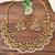 South indian temple jewellery necklace set with pearl drops