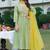 Women Mul Chanderi with thread work & Khatli Work Kurta With Trouser & With Dupatta