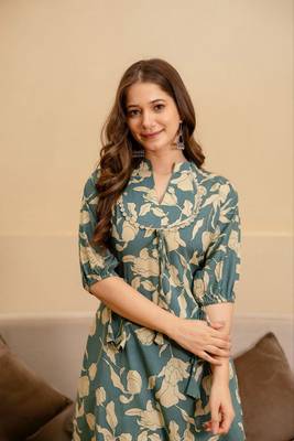 Women s Jaipuri Print Cotton Co-Ord Set | Ethnic Co-Ord Set | Knee-Length Outfit 3