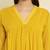 Chiffon yellow casual wear schiffli work readymade midi dress