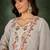 Viscose rayon white party wear embroidery work kurta set