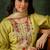 Silk blend light yellow casual wear embroidery work kurta set