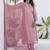 Chanderi silk pink casual wear embroidery work kurta set