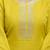 Cotton blend lime green casual wear embroidery work kurta set