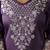 Silk blend lavender festival wear embroidery work kurta set