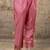 Silk blend pink party wear embroidery work kurta set