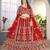 Red Sequins & Codding Work Lehenga Choli with Dupatta