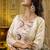 Shimmer silk cream casual wear embroidery work readymade kurti