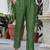 Silk blend green occasional wear embroidery work kurta set