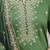 Silk blend green occasional wear embroidery work kurta set