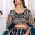 Teal Sequins & Codding Work Lehenga Choli with Dupatta