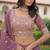 Purple Sequins & Codding Work Lehenga Choli with Dupatta