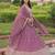 Purple Sequins & Codding Work Lehenga Choli with Dupatta