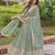 Sea Green Sequins & Codding Work Lehenga Choli with Dupatta