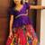Chinon silk embroidery  purple readymade lehenga choli