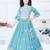 Georgette embroidery  sky readymade lehenga choli