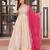 Cosmos Weaving Embroidered Stitched Gown with Dupatta     Pink | 56" Length