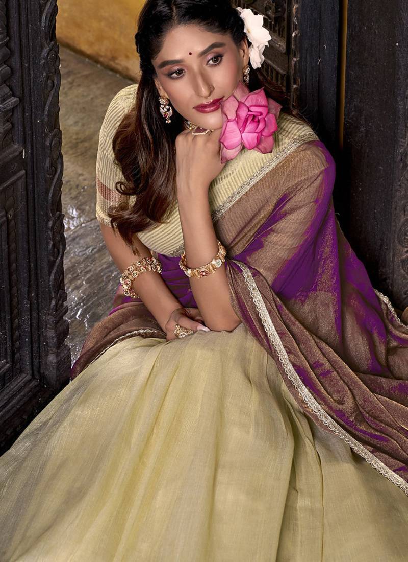 Zari Weaving Work Dupion Silk Festive Lehenga Set