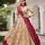 Bandhej Print Tasar Silk Lehenga Choli with Gotta Patti Touch Up