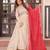 Cosmos Weaving Embroidered Stitched Gown with Dupatta     Red | 56" Length