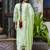 Silk blend light green occasional wear embroidery work kurta set