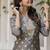 Silk blend mehendi party wear embroidery work readymade kurti