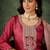 Viscose rayon pink casual wear embroidery work kurta set