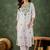 Roman silk blend green casual wear embroidery work readymade kurti with pant