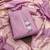 Women purple chinon silk  dress material with dupatta