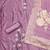 Women purple chinon silk  dress material with dupatta