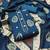 Women blue simmer jacquard  dress material with dupatta