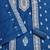 Women blue modal cotton  dress material with dupatta