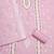 Women baby pink modal cotton  dress material with dupatta