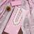 Women baby pink modal cotton  dress material with dupatta