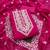 Women pink modal cotton  dress material with dupatta