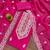 Women pink modal cotton  dress material with dupatta