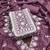 Women purple parampara silk  dress material with dupatta