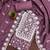 Women purple parampara silk  dress material with dupatta