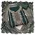 Women green georgette  dress material with dupatta