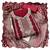 Women maroon georgette  dress material with dupatta