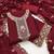 Women maroon georgette  dress material with dupatta