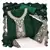 Women green georgette  dress material with dupatta