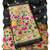 Women black banarasi silk  dress material with dupatta