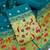 Women sea green banarasi silk  dress material with dupatta