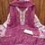 Women purple jalpari cotton  dress material with dupatta