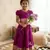 girls silk pattu pavadai lehenga set